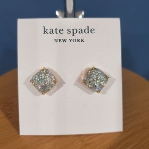 Kate Spade square studs earrings in opal